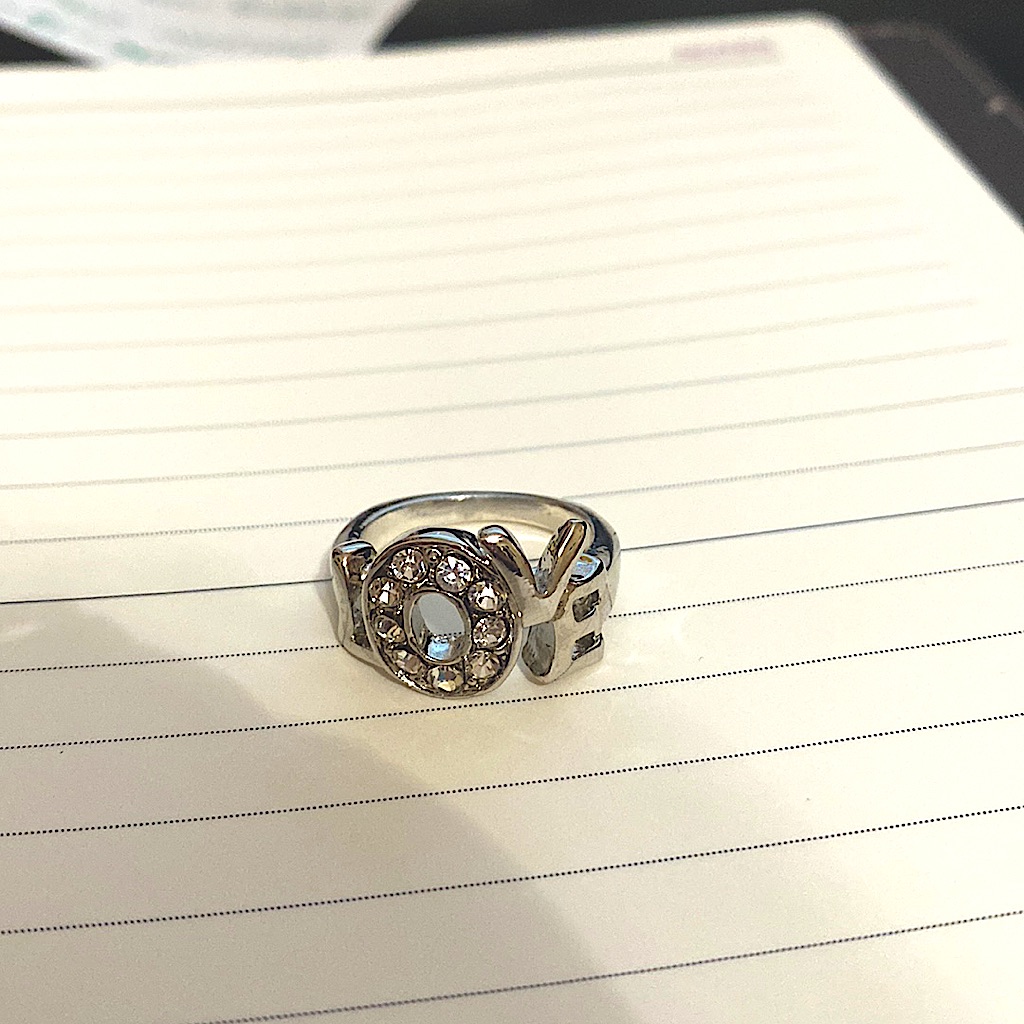 Love Ring Size 7 Cubic Zirconia O Only 1 Left 18$